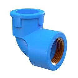 JOELHO 90o PVC SOLDAVEL COM BUCHA DE LATAO